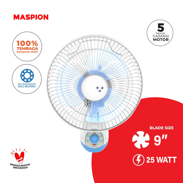 Maspion Wall Fan 9" - MWF232